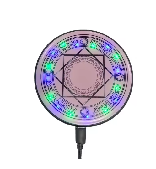 Fast Charging 10W Multifunction Rapid Charger Creative Magic Array Wireless Charger Mobile Phone Universal Emittin Light